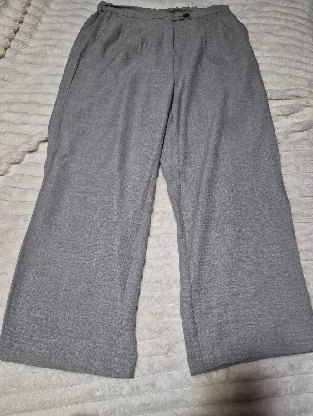 Counterparts Classic Wide Leg Pleated Trousers